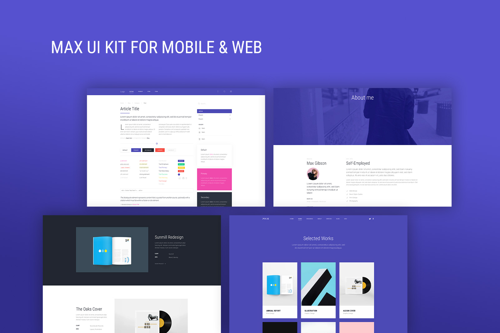 Max UI Kit – Thoughtful Services